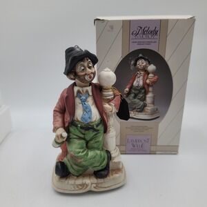 Waco Melody In Motion Lamppost Willie Musical Porcelain Figurine Whistling Box